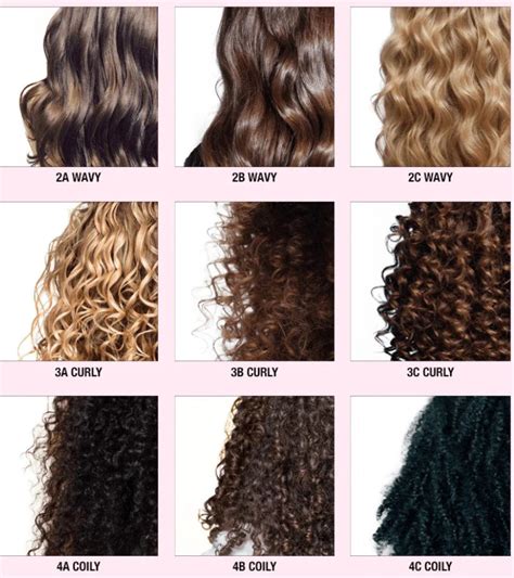 diffrent types of curly hair
