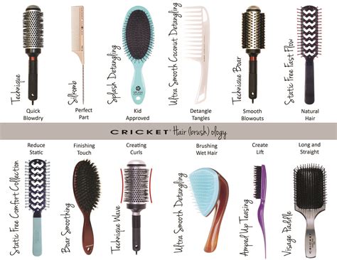 hair brush types
