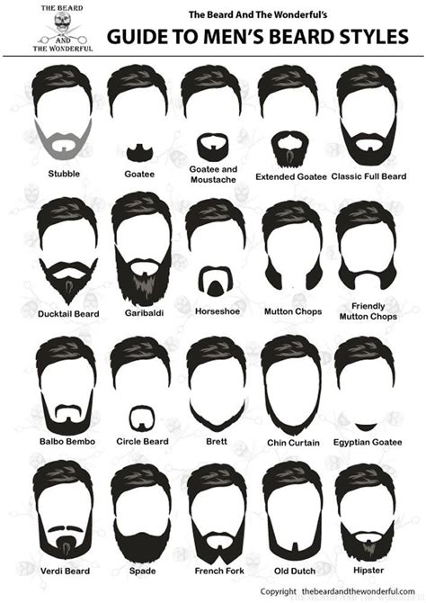 types of beard hair