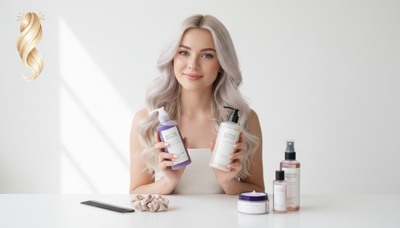 Illustration for blog section about: How to care for hair dyed blonde?, image 2