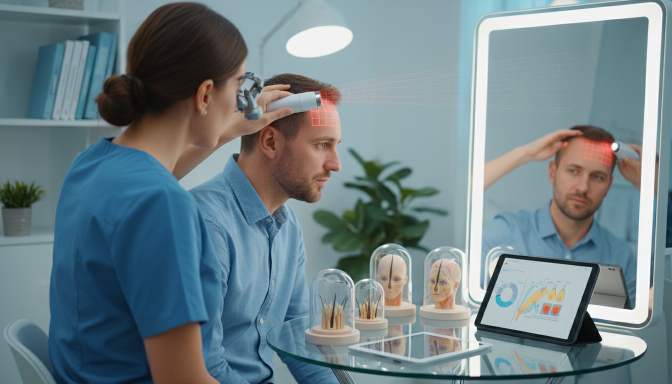 Illustration for blog section about: What should be considered when performing a hair transplant?, i